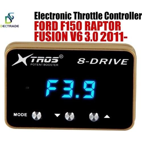 Dectrade Car Electronic Throttle Controller Racing Accelerator Potent Booster For Ford F-150 Raptor Fusion V6 2011- Tuning Parts