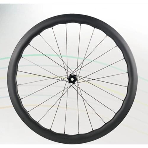 HULKWHEELS BWT Road Disc Carbon Wheels Gravel Bike Wheelset 45mm Depth 29mm Width Tubeless Rims 24-24Hole For Cyclocross Racing