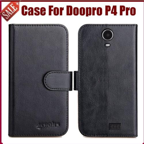 Hot Sale! Doopro P4 Pro Case New Arrival 6 Colors High Quality Flip Leather Protective Phone Cover For Doopro P4 Pro Case
