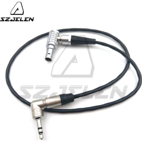 CONNECTOR 0B 5pin to 3.5mm plug Tentacle Sync TimeCode Cable to ARRI Mini/XT/Sound Devices 688 664, 50cm