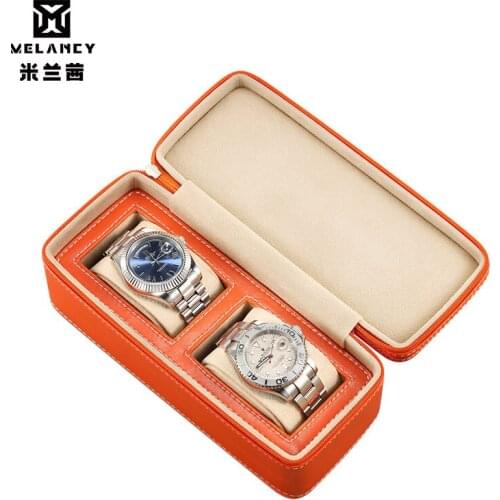 Leather Watch Box Black Mens Watch Storage Boxes Case With Window Jewelry Women Gift Case Fashion Display Jewelry Gift Holder