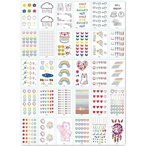 30PCS Beautiful act Fashion Women Girl boys Temporary Tattoo Sticker Full Flower Arm Body Art Big Large Fake Tattoo Sticker