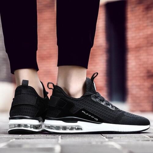 Summer Air Cushion Man Sport Shoes Man Sneakers Sports Shoes Women Running Shoes Men Black Chossure Homme Runners Arena E-239
