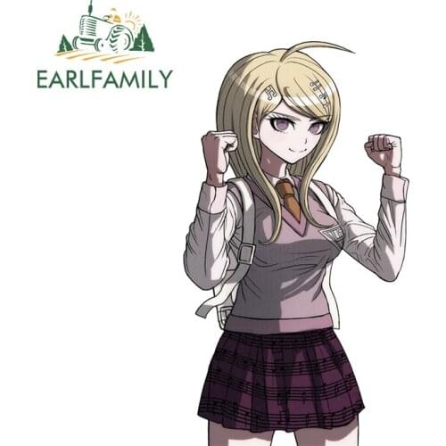 EARLFAMILY 13cm x 7.3cm for Kaede Akamatsu Car Stickers Vinyl Surfboard Decal Motorcycle Surfboard Windshield Laptop Decoration