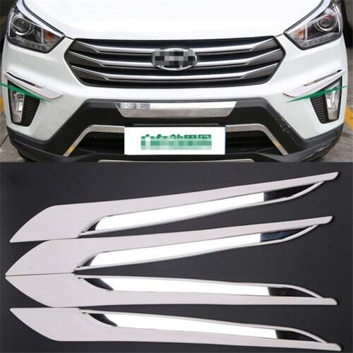 44cm Universal White Bumper Chorme Trim Protector Corner Guard Scratch Sticker