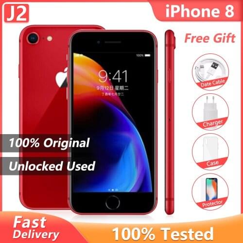 Original Apple iPhone 8 Used like New 2GB+64GB/256GB Mobile phone 4.7" iOS A11 Hexa-core 4G LTE 3D Touch Unlocked Smartphone
