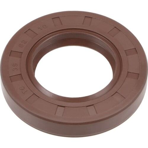 Uxcell Oil Seal 35mm Inner Dia 62mm OD 10mm Thick Fluorine Rubber Double Lip Seals