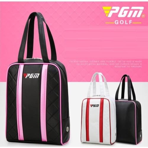 Pgm Golf Shoes Bag Women Nylon Protable Travel Shoes Bag Breathable Convenience Handbag High Capacity Storage Package D0051