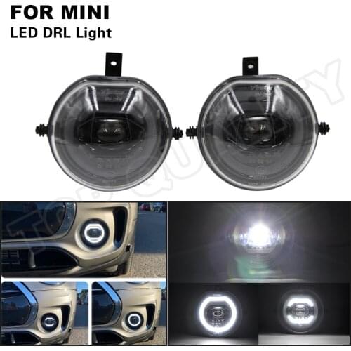 LED Halo Ring DRL Parking Driving Fog Lamp Assembly For Mini Cooper F55 F56 F54 Clubman F57 Cabrio Daytime Running Light Canbus