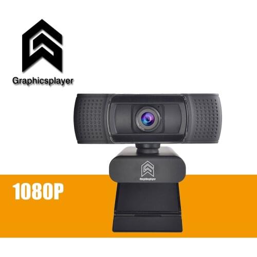 Webcam 1080P, HDWeb Camera with Built-in HD Microphone USB Plug n Play Web Cam, Widescreen Video
