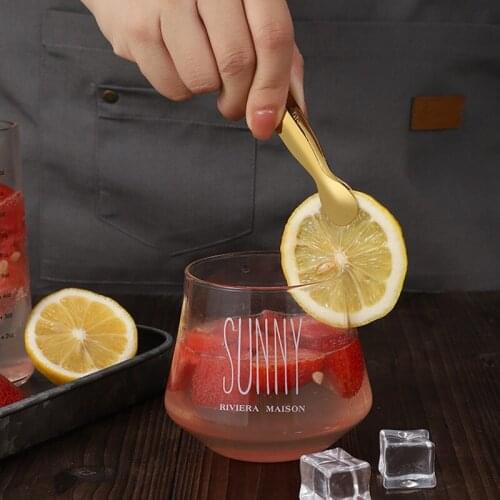 Coffee Sugar Clip Ice Cube Tongs Stainless Steel Ice Tongs Mini Metal Food Serving Tongs Clip Tea Bar Kitchen Accessories