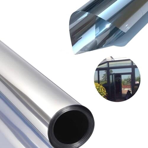 200*60cm Mirror Window Film Privacy Screen Window Film Glass Self Adhesive Film Anti-UV Reflective Tinted Window Film For Home