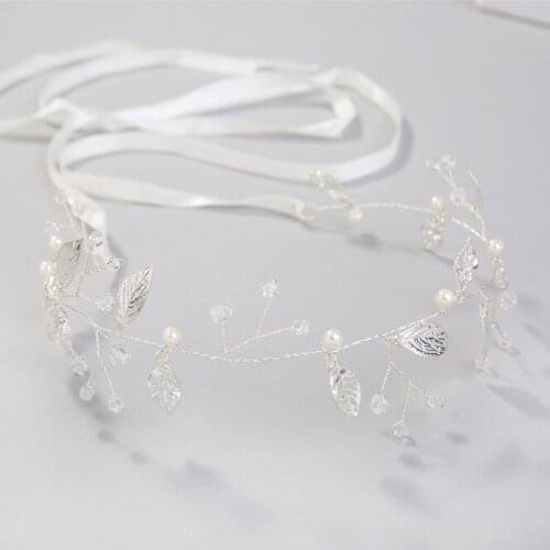 Women Leaves Headbands Hairbands Head Chain Bride Crowns & Tiaras Headpiece Wedding Bridal Hair Accessories Gift