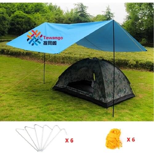 1 Set Sun Shade Sail Shade Tents Outdoor Camping UV Waterproof Picnic Mat Canopy Awning Sun Shelter Outdoor Travel Tent