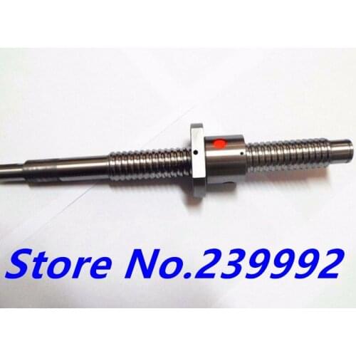 1204 Ball Screw SFU1204 900mm Rolled Ballscrew with single Ballnut for CNC parts BK10 BF10 machined