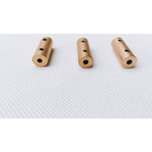 2Pcs 2/2.5/3.17/4/5mm High Precision Coupling Motor Shaft Connectors Brass Coupler Spare Parts For DIY RC Boat Model/Speedboat