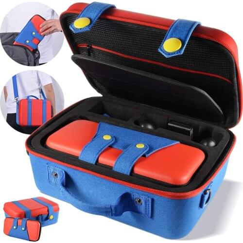 2 PCS EVA Carrying Storage Case for Nintend Switch, Cute and Deluxe, Protective Hard Shell Bag for Console and Accessories