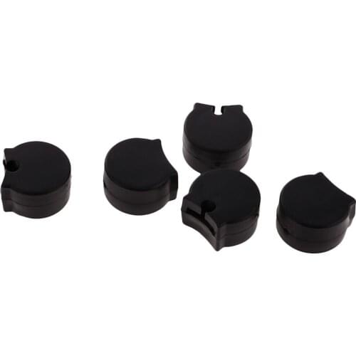 5 Pieces Rubber Fingertip Protectors Finger Guard Caps for Clarinet Accessories