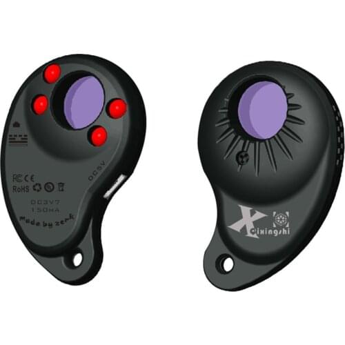 Candid Camera Bug Detector X Wireless GSM Device Spy Camera Laser Detection Wiretap Finder Portable with 4 IR Light