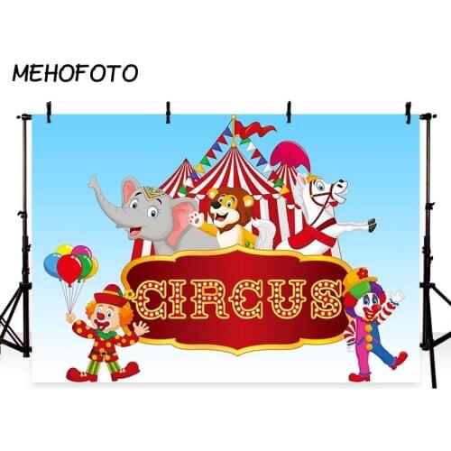Children Photo Background Children Birthday Photos Cartoon Circus Backdrop Custom Fotografia Backgrounds for Photo Studio