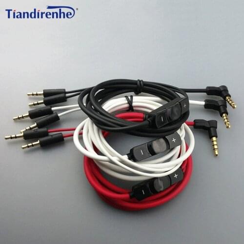 Headphone Cable for sol Republic Master Tracks HD V8 V10 V12 X3 Earphone 3.5mm to 2.5mm Audio Replacement Wire for iPhone xiaomi