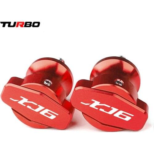 For Yamaha DIVERSION XJ6 XJ 6 2009-2015 Motorccycle CNC Alunminum Swingarm Spools Slider 6MM Stand Screws