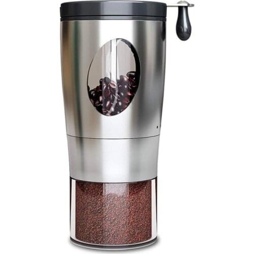 Kitchen Manual Coffee Grinders stainless steel portable hand-cranked coffee grinder Convenient and durable Coffeeware cocina New