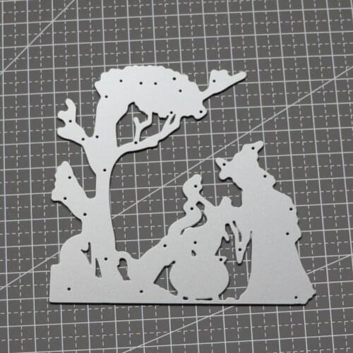 Metal Cutting Dies Witch Making Soup Border Scrapbooking Paper Craft Handmade Album Punch Art Stencils