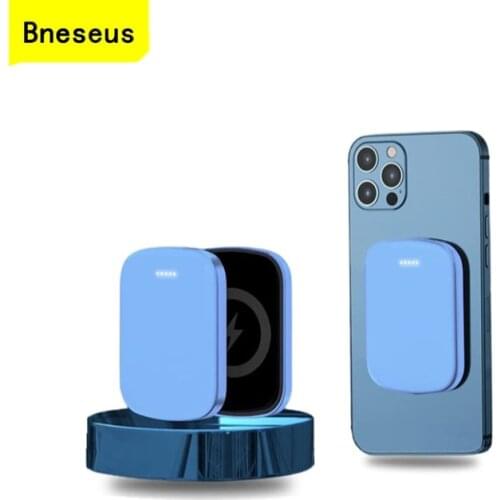 Magnetic Power Bank 15W Wireless Charger Power Pack Is Suitable For Magsafe iPhone 12 Pro Max Mini Huawei Mobile Power Supply