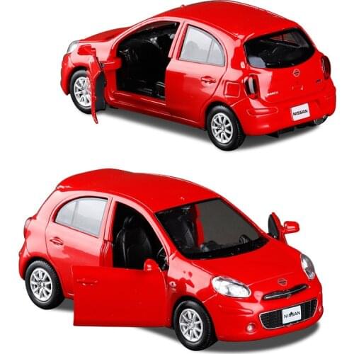 1:36 scale Alloy pull back car model,High simulation nissa march toy, Two open doors,gift toy model cars,Free Shipping,wholesale
