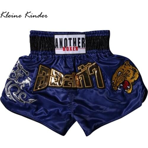Mens Boxing Pants Printing MMA Shorts Kid Kickboxing Fight Grappling Short Tiger Muay Thai Womens Boxer Trunks Cothing Sanda