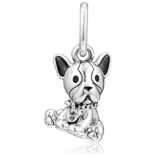 Cute Puppy Charms for Women Bracelets Fashion DIY 925 Sterling Silver Family Pet Dog Pendant Charms for Jewelry Making 2019 New