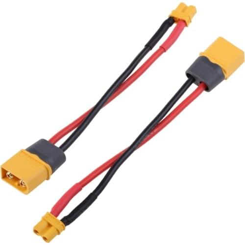 Female XT30 to Male XT60 Female XT-60 to Male XT30 Connector Converter Adapter for Lithium Battery Charger Cable