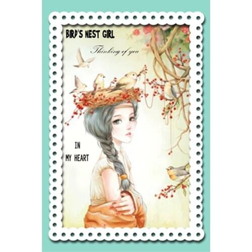 DABOXIBO Birds Nest Girl Clear Stamps Mold For DIY Scrapbooking Cards Making Decorate Crafts 2020 NEW Arrival