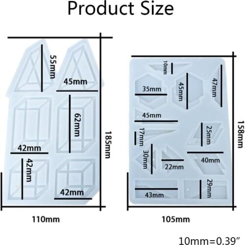 Earrings Epoxy Resin Mold Ear Drop Dangles Silicone Mould DIY Craft Jewelry Mold