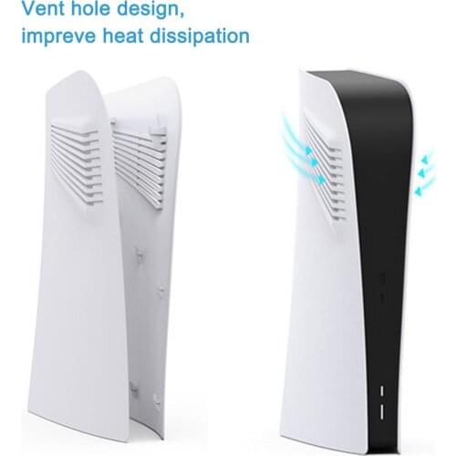 Replacement Panel For PS5 Digital Version Console Faceplate Anti-Scratch Skin Shell Case Cover For Playstation5 Game Accessories