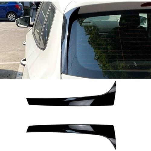 Wing Roof Spoiler for Skoda Karoq Gloss Black Rear Window Side Wing Roof Spoiler Splitter Stickers