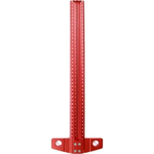 Woodworking Scribe 300-600mm T-type Ruler Scribing Ruler Aluminum Alloy Line Drawing Marking Gauge DIY Measuring Tools