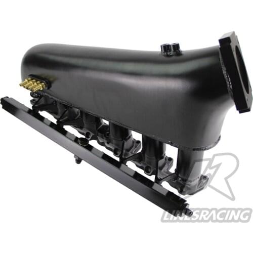 Intake Manifold Plenum + Fuel Rail Fits For BMW E30 M20 320i / 325i 1987-1991 Black