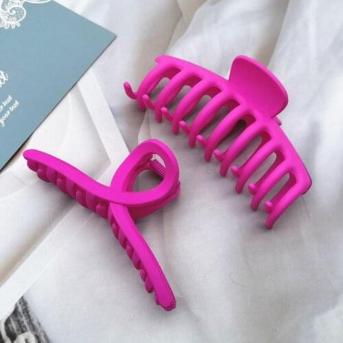 Women Girls Geometric Metal Hair Claw Clip Clamps Hair Crab Diverse Rose Hair Clip Hairpin Large Size Hair Accessories Gifts