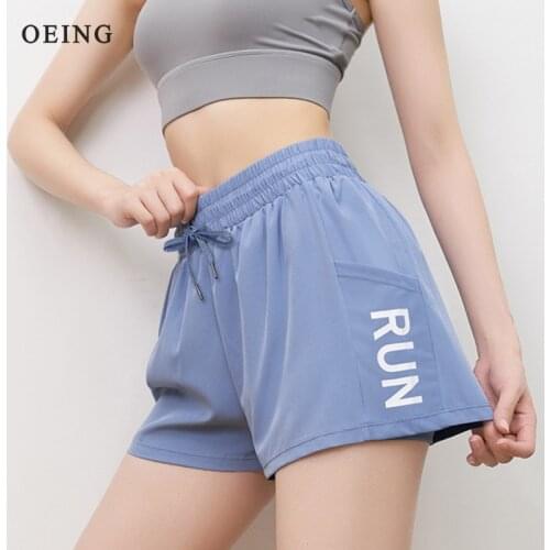 Running Shorts Women 2 in 1 Gym Leggings Sport Cycling Shorts Biker Tights Fitness Clothing Pockets Workout Yoga Shorts Femme