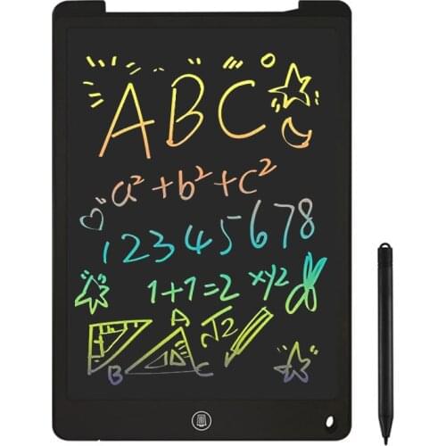 12 Inch LCD Writing Tablet Erasable ,Reuseable LCD Writing Tablet Colorful Screen Drawing Board Learning Toys Gift for Kids