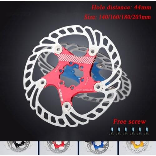 Mountain Bike 6 Bolt Floating Disc V Brake Rotor 140 160 180 203mm Stainless Steel Bicycle Parts Bikes Cycling Accessories