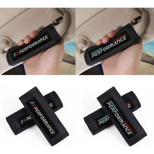 Car interior accessories Car roof handle plush protective cover for BMW M Power Performance M3 M5