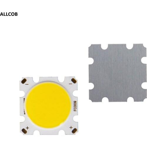 ALLCOB new square 28mm round LED COB Light Source Module high power 15W 300mA 500mA lamp flip chips for downlight ceiling lamp
