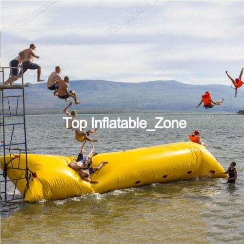 Free Shipping Free Pump 7x3m Fascinating Inflatable Blob Jump With 0.9mm Thickness PVC Tarpaulin, Jumping Pillow,Water Air Bag