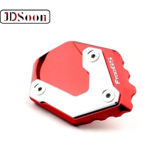For BMW F750GS F850GS R1250GS F750 F850 R1250 GS 2018 2019 Motorcycle CNC Kickstand Foot Side Stand Extension Pad Support Plate