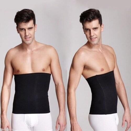 Mens Healthy Slimming Body Abdomen Shaper Body-shape Black Male Burn Fat Shapers