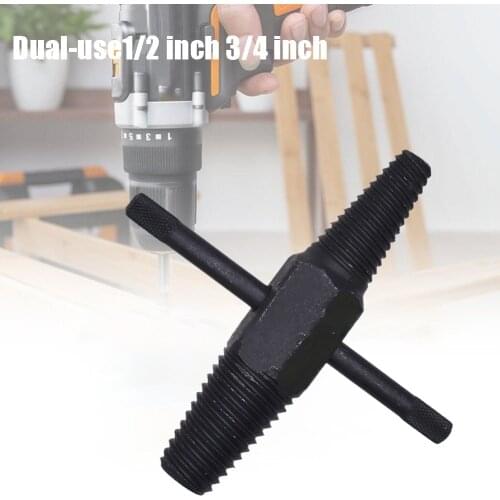 Screw Extractor Double Head Remover Tools 1/2 3/4 Inch Damaged Wire Screw Extractor Triangle Valve Broken Screw Removal Tool