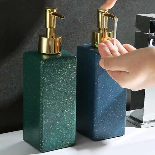 European Style Simple Hotel Home Bathroom Lotion Bottle Hotel Bathroom Decoration Facial Cleanser Shower Gel Shampoo Bottle